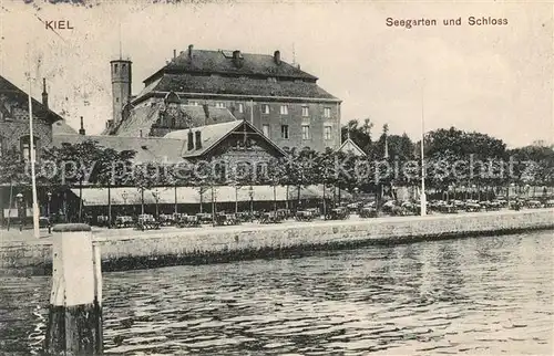 AK / Ansichtskarte Kiel Seegarten und Schloss Kat. Kiel