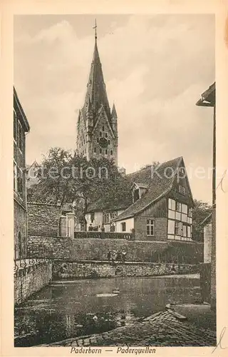 AK / Ansichtskarte Paderborn Paderquellen Kirche Kat. Paderborn