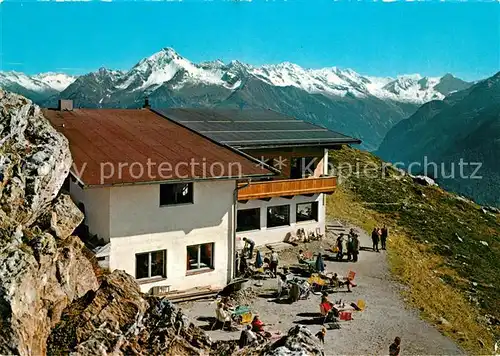 AK / Ansichtskarte Zillertal Tirol Berggasthof Penkenjoch Zillergrund Ahornspitze Stillupptal