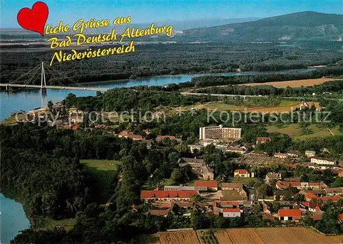 AK / Ansichtskarte Bad Deutsch Altenburg Fliegeraufnahme Kat. Bad Deutsch Altenburg