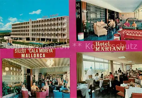 AK / Ansichtskarte S Illot Llevant Mallorca Cala Moreya Hotel Mariant Gastraeume Kat. Sant Llorenc