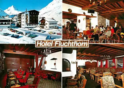 AK / Ansichtskarte Galtuer Tirol Hotel Fluchthorn Gastraeume Bar Kat. Galtuer