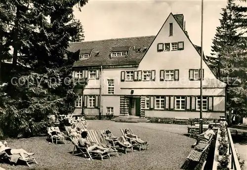 AK / Ansichtskarte Gruenhain Erzgebirge Genesungshei Elterleiner Strasse 