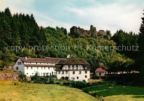 AK / Ansichtskarte Kaiserslautern Gasthaus Klugsche Muehle Burgruine Wilenstein Kat. Kaiserslautern