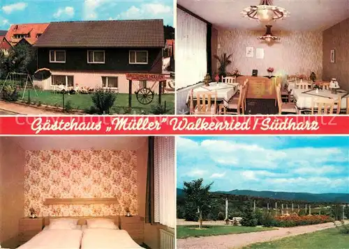 AK / Ansichtskarte Walkenried Gaestehaus Mueller Kat. Walkenried