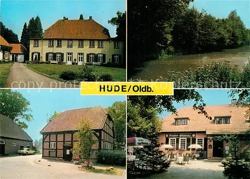 AK / Ansichtskarte Hude Oldenburg Kloster Schaenke Panorama Kat. Hude (Oldenburg)