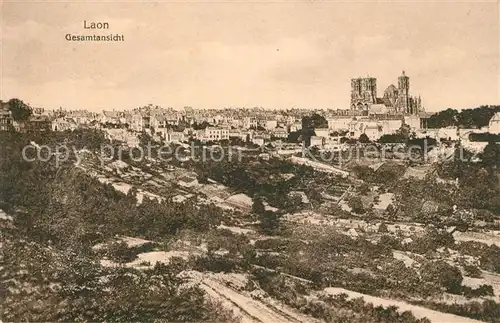 AK / Ansichtskarte Laon Aisne Panorama Kat. Laon