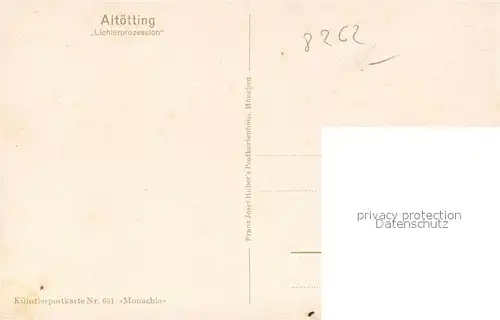 AK / Ansichtskarte Altoetting Lichterprozession Kloster Kat. Altoetting