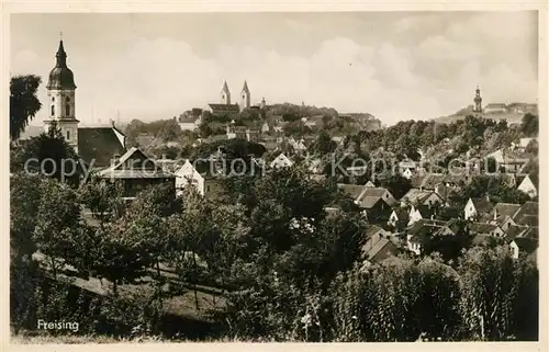 AK / Ansichtskarte Freising Oberbayern Panorama Kat. Freising