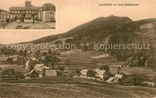 AK / Ansichtskarte Lausche mit Waltersdorf Gesellschaftsplatz Kat. Grossschoenau Sachsen