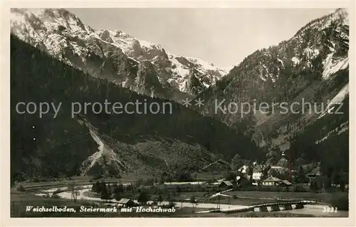 AK / Ansichtskarte Weichselboden Steiermark mit Hochschwab Kat. Oesterreich