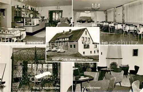 AK / Ansichtskarte Langenbach Kirburg Hotel Cafe Pension Zum Wiesengrund Kat. Langenbach bei Kirburg