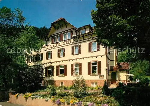 AK / Ansichtskarte Zavelstein Haus Sonnenblick Christliches Erholungsheim  Kat. Bad Teinach Zavelstein