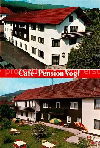 AK / Ansichtskarte Drachselsried Cafe Pension Vogl Kat. Drachselsried