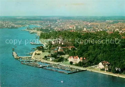 AK / Ansichtskarte Kiel Olympiahafen Fliegeraufnahme Kat. Kiel