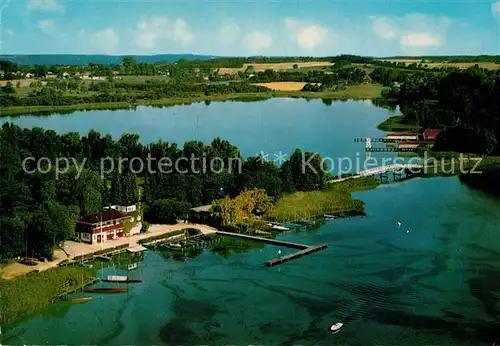 AK / Ansichtskarte Eutin Bootshaus Badeanstalt Fliegeraufnahme Kat. Eutin