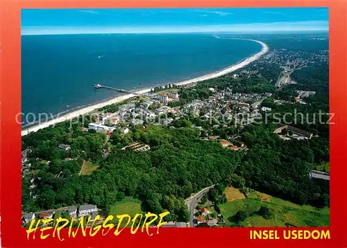 AK / Ansichtskarte Heringsdorf Ostseebad Usedom Fliegeraufnahme Kat. Heringsdorf