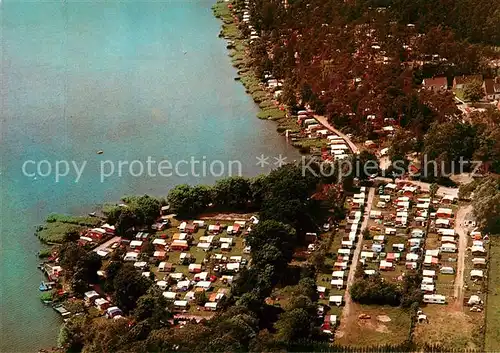 AK / Ansichtskarte Gudow Fliegeraufnahme Campingplatz Kat. Gudow