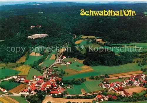 AK / Ansichtskarte Schwabthal Fliegeraufnahme Kurklinik Lautergrund Kat. Bad Staffelstein
