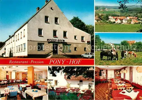 AK / Ansichtskarte Zintlhammer Restaurant Pension Pony Hof Kat. Pressath