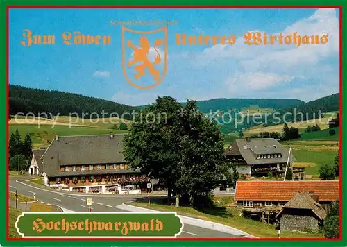 AK / Ansichtskarte Langenordnach Zum Loewen Unteres Wirtshaus  Kat. Titisee Neustadt