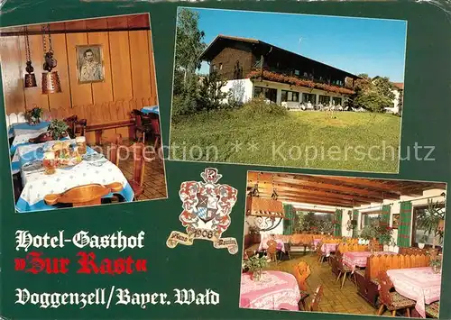 AK / Ansichtskarte Voggenzell Hotel Gasthof Zur Rast Kat. Prackenbach