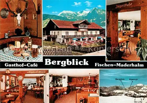 AK / Ansichtskarte Maderhalm Gasthof Cafe Bergblick  Kat. Fischen i.Allgaeu