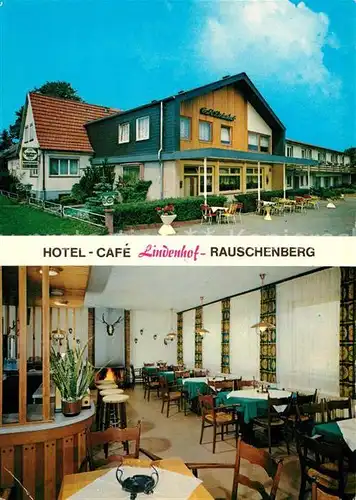 AK / Ansichtskarte Rauschenberg Hessen Hotel Cafe Restaurant Lindenhof Kat. Rauschenberg