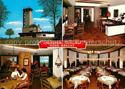 AK / Ansichtskarte Lennestadt Aussichtsturm Restaurant Hohe Bracht Kat. Lennestadt