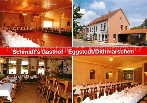 AK / Ansichtskarte Eggstedt Dithmarschen Schmidts Gasthof