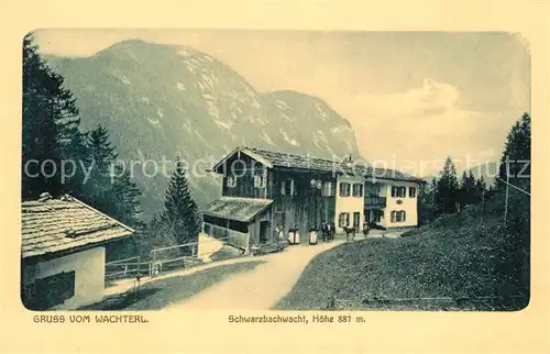 AK / Ansichtskarte Ramsau Berchtesgaden Schwarzbachwacht Kat. Ramsau b.Berchtesgaden