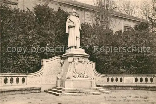 AK / Ansichtskarte Bonn Rhein Kaiser Wilhelm Denkmal Kat. Bonn