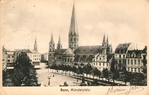 AK / Ansichtskarte Bonn Rhein Muensterplatz Kat. Bonn