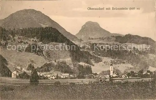 AK / Ansichtskarte Oberaudorf mit Bruennstein Kat. Oberaudorf