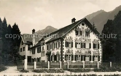 AK / Ansichtskarte Oberammergau Bemaltes Haus Kat. Oberammergau