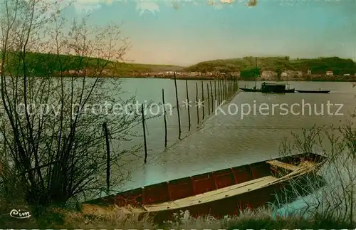 AK / Ansichtskarte Saint Martin de la Place La Peche au Saumon sur la Loire Kat. Saint Martin de la Place