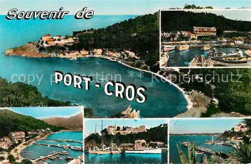 AK / Ansichtskarte Ile de Port Cros Vue panoramique Port
