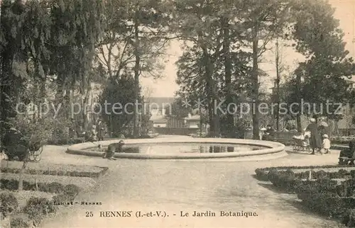 AK / Ansichtskarte Rennes Le Jardin Botanique Kat. Rennes