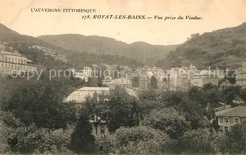 AK / Ansichtskarte Royat les Bains Vue prise du Viaduc