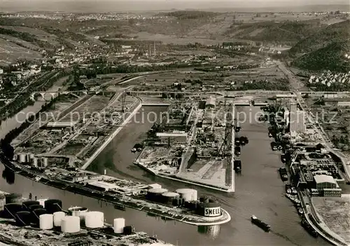 AK / Ansichtskarte Stuttgart Fliegeraufnahme Neckarhafen Kat. Stuttgart