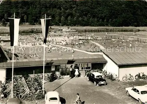 AK / Ansichtskarte Gieselwerder Freibad Kat. Oberweser