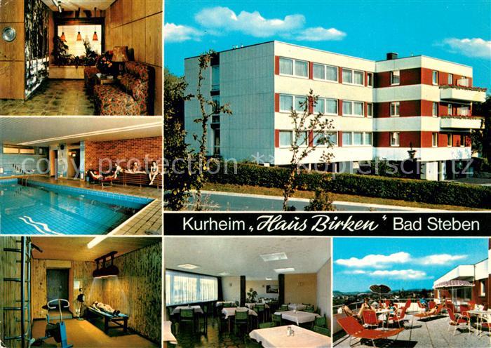 Ak Ansichtskarte Bad Steben Kurheim Haus Birken Kat Bad Steben