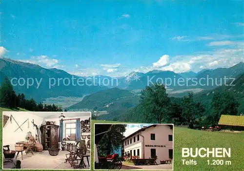 AK / Ansichtskarte Telfs Tirol Buchen Seefelder Plateau Ropferhof Bergbauernmuseum