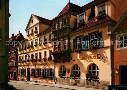 AK / Ansichtskarte Rothenburg Tauber Hotel Goldener Hirsch Kat. Rothenburg ob der Tauber