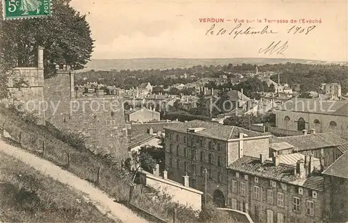 AK / Ansichtskarte Verdun Meuse Vue sur la Terrasse de l Eveche Kat. Verdun