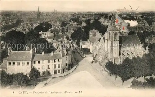 AK / Ansichtskarte Caen Vue prise de l Abbaye aux Dames Kat. Caen