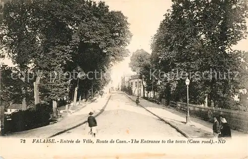 AK / Ansichtskarte Falaise Calvados Entree de Ville Route de Caen Kat. Falaise