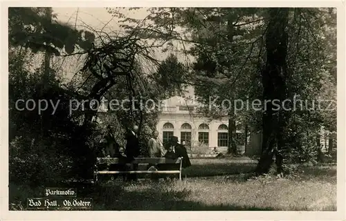 Bad Hall Oberoesterreich Parkmotiv Kurpark Kurhaus Kat. Bad Hall