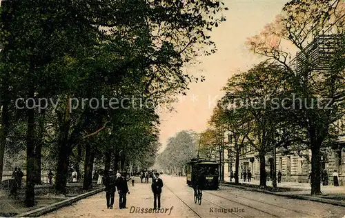 Duesseldorf Koenigsallee Strassenbahn Kat. Duesseldorf