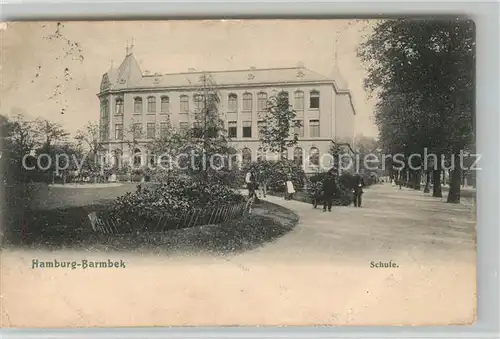 AK / Ansichtskarte Barmbek Schule Kat. Hamburg